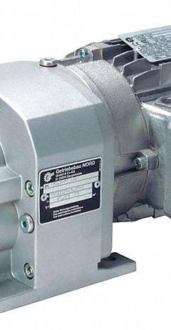 NORD AC Gearmotor: Parallel, Single Output Shaft, 3-Phase, TEFC, 44 RPM, 710 in-lb Max Torque (MPN SK172.1-71L/4, 38.75). Key specifications — Brand: NORD; Full Load Current: 1.90/0.95 A.