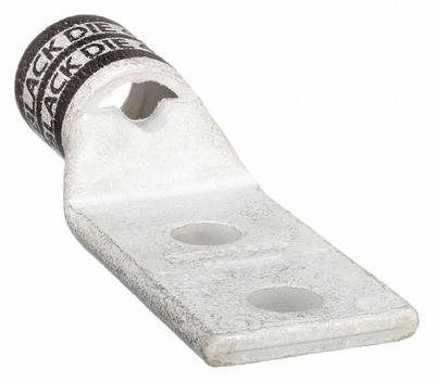 APPROVED VENDOR Compression Lug: For 2/0 AWG, Stranded Wire, 5/16 in Stud Size, Std - Two-Hole Compression Lugs