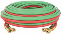 Twin Line Welding Hose: 1/4 in Hose Inside Dia., Green/Red, UNF x UNF, 50 ft Hose Lg, UNF x UNF, R (MPN 20027184). Key specifications — Hose Color: Green; Fitting Type: UNF x UNF; Brand: CONTINENTAL.