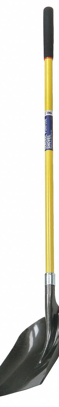 ABILITY ONE General Purpose Scoop: Std Scoop, Steel, #2 Blade Size, 11 in Blade Wd, 14 ga Gauge (MPN 5120-01-611-8061). Key specifications — attr979006: Steel; attr979016: Scoop Shovel; attr987921: #2; attr979009: ABILITY ONE; attr979010: Yellow.