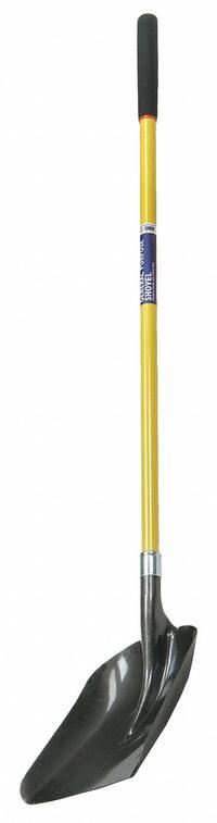 ABILITY ONE General Purpose Scoop: Std Scoop, Steel, #2 Blade Size, 11 in Blade Wd, 14 ga Gauge (MPN 5120-01-611-8061). Key specifications — attr979006: Steel; attr979016: Scoop Shovel; attr987921: #2; attr979009: ABILITY ONE; attr979010: Yellow.
