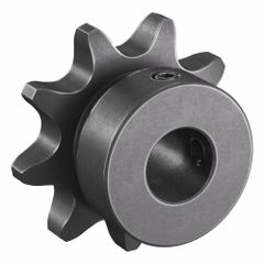 TSUBAKI Single Strand Sprocket: 41, For 1/2 in Chain Pitch, 1/2 in Bore Dia, 9 Teeth, Steel (MPN 41B9F-1/2). Key specifications — Brand: TSUBAKI.