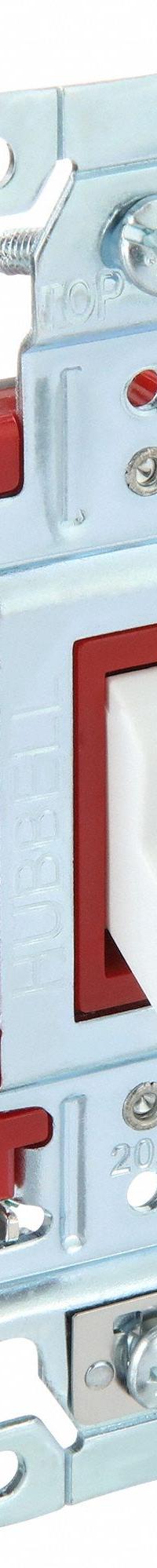 BRYANT Wall Switch: Toggle Switch, Double Pole, Maintained, White, 120/277V AC, 20 A (MPN 4902BW). Key specifications — Illuminated: No; Voltage Rating: 120/277V AC.