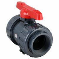 ASAHI Manual Two-Way Ball Valve: 3 in, PVC, Straight, 150 psi Max. Pressure (CWP), One-Piece, Tee (MPN 1603030). Key specifications — Brand: ASAHI; Handle: Tee.