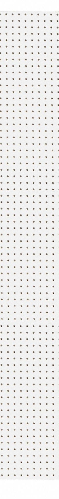 TRITON PRODUCTS Pegboard Swing Panel: Round, 1/4 in Peg Hole Size, 72 in x 48 in x 1 1/2 in, White (MPN W1-W). Key specifications — Material: Steel/HDF; Finish: Powder Coated; Peg Hole Shape: Round; Includes: Wall Brackets; Color: White; Brand: TRITON PRODUCTS.