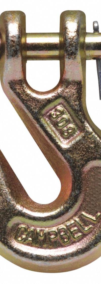 CAMPBELL Grab Hook: 6,600 lb Working Load Limit - Narrow-Opening Grab-Hooks