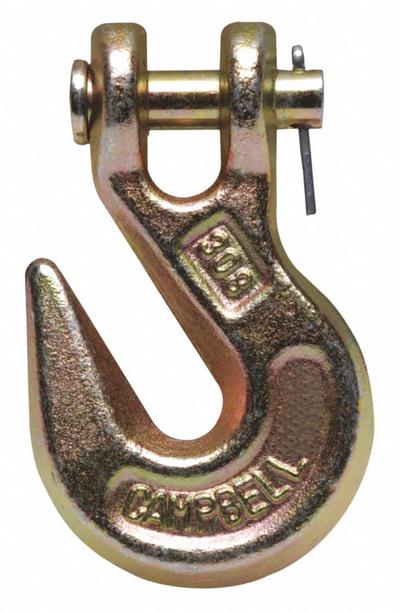 CAMPBELL Grab Hook: 6,600 lb Working Load Limit, 70 Hook Grade, Carbon Steel - Narrow-Opening Grab-Hooks