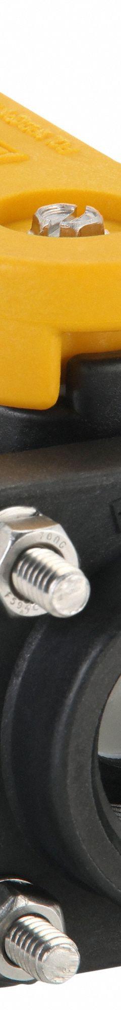 BANJO Manual Two-Way Ball Valve: 1 in, Polypropylene, Straight, FNPT x FNPT, Three-Piece, Lever (MPN V100). Key specifications — Brand: BANJO; Handle: Lever.