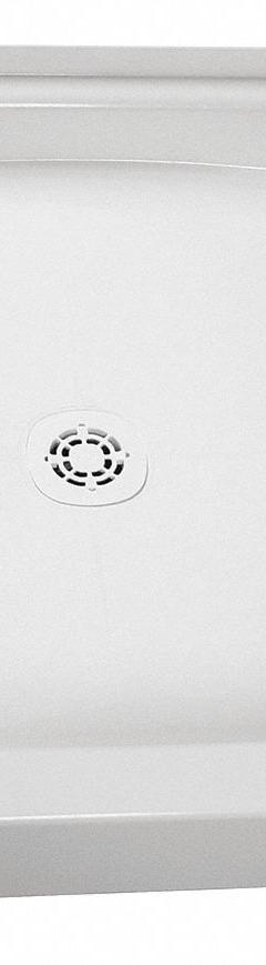 FIAT PRODUCTS Shower Base: Square, Single Threshold, Molded Stone, 36 in Overall Lg (MPN 36WL100). Key specifications — Material: Molded Stone; Drain Location: Center; Features: Integral Drain; Brand: FIAT PRODUCTS.