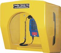 GUARDIAN Acoustic Booth: Yellow, Completely Maint-Free/Used Indoors, Outdoors and Offshore, No Liner (MPN P9038). Key specifications — Brand: GUARDIAN; Color: Yellow.