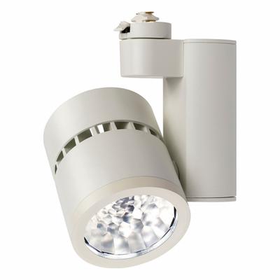 LIGHTOLIER Track Lighting Head: LED, Cylinder Shape, 15 W, 3 1/2 in Dia, 5 1/4 in Lg - Cylinder Track Heads