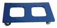 APPROVED VENDOR General Purpose Dolly: 1,000 lb, Blue, 30 in L x 18 in W x 7 in H Deck, (4) Swivel (MPN 10Z909). Key specifications — Brand: APPROVED VENDOR; Color: Blue; Caster/Wheel Configuration: (4) Swivel; Lip Type: Flush; With Tow Eye: No.