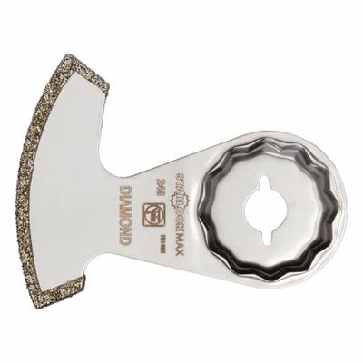 FEIN Oscillating Scraper Blade: 2 3/8 in Blade Wd, Diamond Grit, Starlock Max Connection - Starlock Max Mounted Blades