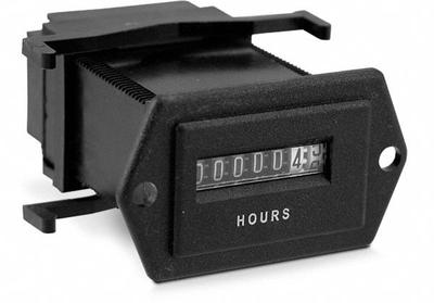 TRUMETER Electromechanical Hour Meter: Hour Meters, Front Panel Mounting, Analog