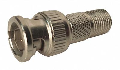 VITEK Audio/Video Adapter: (1) F-Type Female x (1) BNC Male Adapter, Max. 1,000 MHz - Coaxial Splitters & Adapters for Data, Audio & Video
