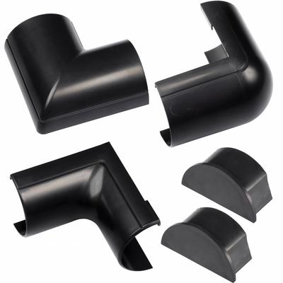 D-LINE Accessory Multipack: D-Line Maxi Raceway 2 in x 1 in (50x25mm) Item 38G167, 2 in Wd - 90 Degree Elbows for Nonmetallic Single-Channel Raceways