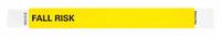 ID Wristband: Fall Risk, 10 in Overall Lg, 1 in Overall Wd, Tyvek®, Yellow, 500 PK (MPN ALR-TA-34). Key specifications — attr1085229: Yellow; attr1126094: Yellow.