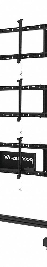 PEERLESS Cart with TV Mount: For 46 in to 55 in Screen Size, 307 lb Wt Capacity (MPN DS-C555-3X3). Key specifications — Material: Steel; Brand: PEERLESS.