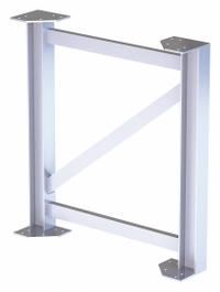 TRI-ARC Platform Support Leg: 3 ft Overall Ht, 30 in Overall Wd, 500 lb Load Capacity (MPN MPASST4). Key specifications — Brand: TRI-ARC; Compatible with Manufacturer Model Number: MPASGR30; Material: Aluminum; Color: Gray.