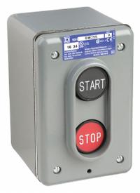 SQUARE D Control Station: (2) Push Buttons, 0 Pilot Lights, 2NO, Up/Down, (2) Push Buttons (MPN 9001BW255). Key specifications — Brand: SQUARE D; Operator Legend: Up/Down; Operator Color: Black; Operator Configuration: (2) Push Buttons; Operator Configuration Type: (2) Push Buttons.