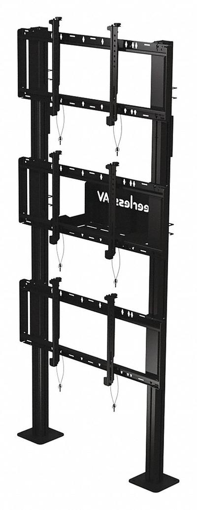 PEERLESS Wall Mount: Wall, For 46 in to 60 in Screens, Max. 247 lb, Fixed, Powder Coated - Fixed Television Mounts