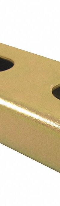 Strut Channel - Slotted: Steel, Zinc-Plated, 14 ga Gauge, 20 ft Overall Lg, Silver (MPN B1400HS 20). Key specifications — Material: Steel; Color: Silver; Finish: Zinc-Plated; Hole Size: 9/16 in x 1-1/8 in; Hole Spacing: 2 in Center to Center; Slot Type: Slotted; Brand: SUPERSTRUT.