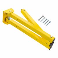 DAYTON Mounting Bracket: Mounting Bracket, 40 1/16 in Lg, 3 15/16 in Wd, Steel (MPN 855DZ5). Key specifications — Includes: Assembly Hardware; Material: Steel; Manufacturer Part Number: 855DZ5; Brand: DAYTON; Color: Yellow.