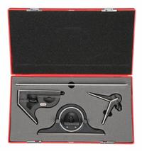 STARRETT Combination Set: SAE, Steel, Satin, 12 in Blade Lg, 1/64 in Graduations (MPN C9-12-4R). Key specifications — attr1182179: Center/Non-Reversible Protractor/Square; attr1182186: 1/64 in; attr1182189: Satin; attr1182159: STARRETT; attr1182169: Cast Iron.
