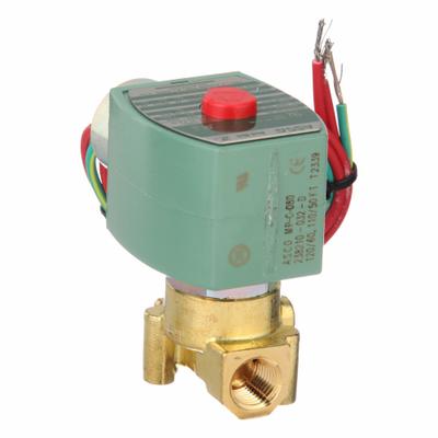 REDHAT Solenoid Valve: 2-Way, Normally Closed, 1/4 in Pipe Size, 110V AC/120V AC - 2-Way/2-Position, Normally Closed Solenoid Valves