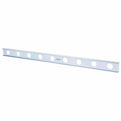 INSIZE Straight Edge: Metric/SAE, Not Certified, Magnalium, 8 micron, 0.005 mm - Aluminum Straight Edges