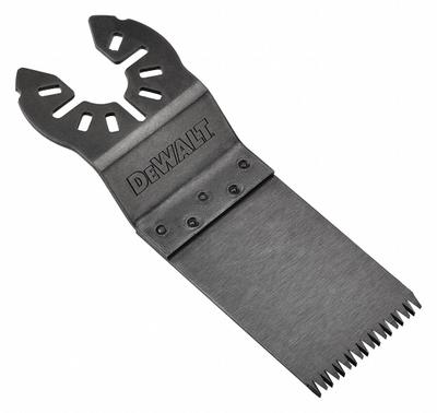 DEWALT Oscillating Tool Blade: 1 1/4 in Blade Wd, 1 1/4 in Overall Lg, Plunge Cutting - Open-Back Universal OIS Mounted Blades