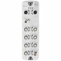 IFM IO-Link Master: M12 Connector, 16 Digital Inputs, 8 Digital Outputs, Ethernet/IP/IO-Link, AL1123. Key specifications — Transmission Type: COM2 (38.4 kBaud); Operating Voltage: 20 to 30V DC; Protection Features: IP65; Communication Interface: Ethernet/IP; Electrical Connection Type: M12 Connector.