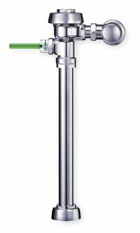 SLOAN Manual Flush Valve: UPPERCUT®, Exposed, Top, 1.6 gpf_1.1 gpf Gallons per Flush, 24 in Rough-In (MPN WES115). Key specifications — Spud Location: Top.