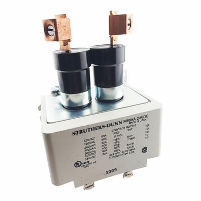 STRUTHERS-DUNN Mercury Displacement Contactor: 24V DC, 60 A Full Load Current - Resistive - Mercury Displacement Contactors