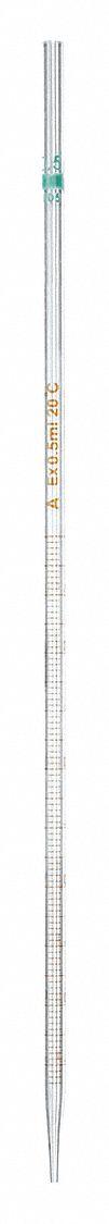APPROVED VENDOR Serological Pipette: 5 mL Capacity, 0.1 mL Graduation Increments, Non-Sterile, Glass (MPN 5PTC1). Key specifications — Sterility: Non-Sterile; Brand: APPROVED VENDOR; Individually Wrapped: Not Individually Wrapped; Pipette Type: Serological; Material: Glass; Product Type: Serological Pipette.