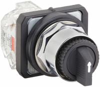 DAYTON Selector Switch: 30 mm Panel Mounting Size, 3 Positions, Extended Lever, 1NO/1NC, Metallic (MPN 30G303). Key specifications — AC Contact Rating: 10 A @ 600 V; Action: Momentary/Maintained/Momentary; Cam: C; DC Contact Rating: 0.27 A @ 250 V; Hazardous Location Specification: Not Rated; Operator Head Material: Plastic; Operator Head Type: Long-Handled Knob; Operator Illumination: Non-Illuminated.