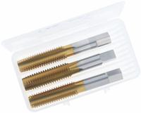 CHICAGO-LATROBE Tap Kit: M14x1.5 Metric, D6 / 6H, 4 Flute, TiN Coated High Speed Steel (MPN 173238). Key specifications — attr1300563: One Each Taper, Plug, and Bottoming.