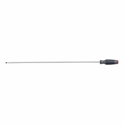 PROTO Keystone Slotted Screwdriver: 1/4 in Tip Size, Extra Long Lg, 28 1/2 in Overall Lg - General Purpose Slotted Screwdrivers