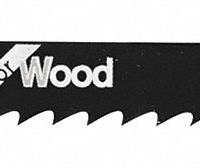 BOSCH Jigsaw Blade: 8, 4 in Blade Lg, Bi-Metal, High Carbon Steel, U Shank, Wood, 1 Pieces, 5 PK (MPN U111C). Key specifications — attr1097716: Solid Stock; attr1097715: Bi-Metal; attr1097719: 8; attr1097721: High Carbon Steel; attr1097728: BOSCH.