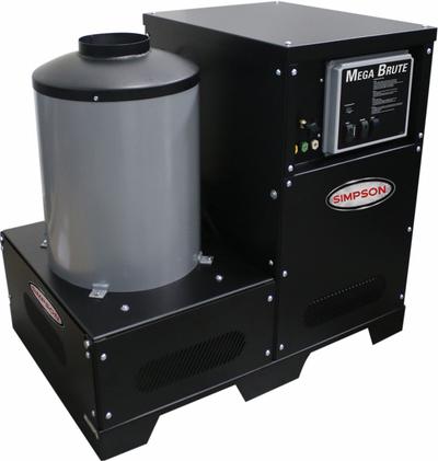 SIMPSON Electric Pressure Washer: Stationary, Three-Phase, 3,000 psi, 4 gpm - Hot Water Pressure Washers