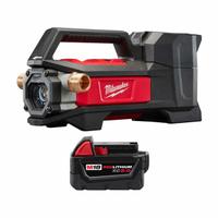 MILWAUKEE Cordless Transfer Pump Kit: 8 gpm Max. Flow Rate, 3/4 in Male GHT, 3/4 in Male GHT, 18 V (MPN 2771-20, 48-11-1850). Key specifications — Includes Charger: No Charger Included; Brand: MILWAUKEE.