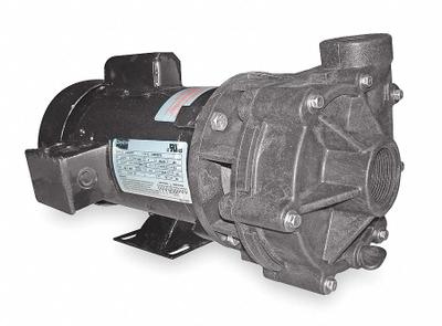 Dayton Centrifugal Pump: Noryl, 3/4 hp Horsepower (Max), Single Phase, 115/230V AC - Noryl Housing Chemical-Resistant Centrifugal Pumps