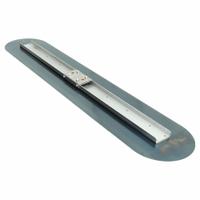KRAFT TOOL Bull Float: Blade Material Blue Steel, Blade Shape Round, Broken-In (MPN CC749-01). Key specifications — attr1004978: KRAFT TOOL; attr1008656: Round; attr1008653: Broken-In; attr1025062: Blue Steel; attr1022116: Yes.