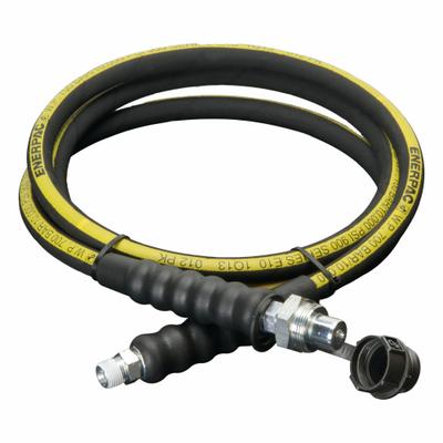 ENERPAC Hydraulic Hose: 3/8 in ID, NPTF x CH604, 8 ft Lg, 3/8 in x 3/8 in Fitting Size - Enerpac H900 Flexible Hydraulic Hose Assemblies