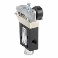 PARKER Manual Air Control Valve: DirectAir 2, Three-Way / Two-Position, Roller, 1/8 in Female NPT (MPN 404211000). Key specifications — attr1084737: Aluminum; attr1084764: Manual Air Control Valve; attr1084778: Poppet; attr1084767: DirectAir 2; attr1084731: 404211000; attr1084739: PARKER; attr1084765: Spring Return; attr1084768: DirectAir 2.