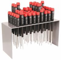 WIHA Precision Screwdriver Set: 21 or More Pieces, 50 Pieces, Hex/Phillips/Slotted/Torx Tip, Rack (MPN 92190). Key specifications — attr1205274: WIHA; attr1205269: 2 mm.
