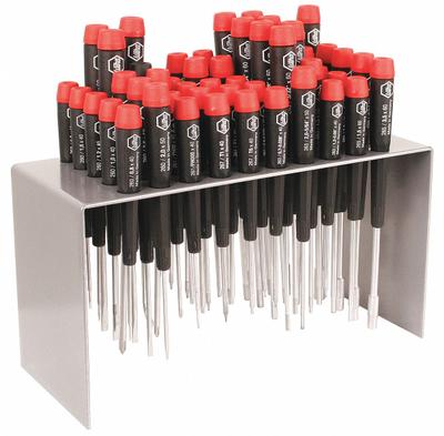 WIHA Precision Screwdriver Set: 21 or More Pieces, 50 Pieces, Hex/Phillips/Slotted/Torx Tip - Precision Screwdriver Sets