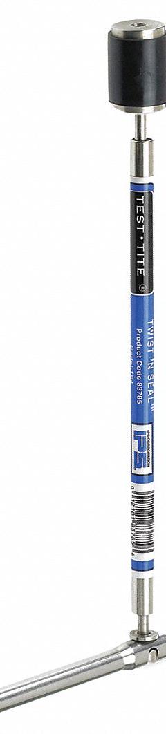 TEST-TITE Twist N Seal Tool: 1 in – 1 in Pipe Size Range, For PVC, 60 psig Max Pressure, Seal/Tool (MPN 83784). Key specifications — attr521939: Seal; attr521934: PVC; attr510551: TEST-TITE.