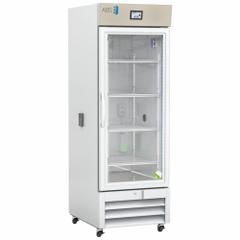 AMERICAN BIOTECH SUPPLY Chromatography Refrigerator: 23 cu ft, Upright, 1°C to 10°C, Swing Glass (MPN ABT-HC-CP-23-TS). Key specifications — Door Opening Style: Right; Color: White; Alarm Type: Door Ajar; Manufacturer Part Number: ABT-HC-CP-23-TS; Brand: AMERICAN BIOTECH SUPPLY; Product Type: Chromatography Refrigerator; Door Type: Swing Glass; Refrigerant Type: R-290.