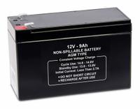 APPROVED VENDOR Sealed Lead Acid Battery: 12V DC, 9 Ah Capacity, 3.78 in Ht, 2.56 in Wd, 5.94 in Dp (MPN 47039). Key specifications — Terminal Connection: .250 in Faston; Battery Cycle Type: Dual Purpose; Brand: APPROVED VENDOR; Housing Material: ABS.
